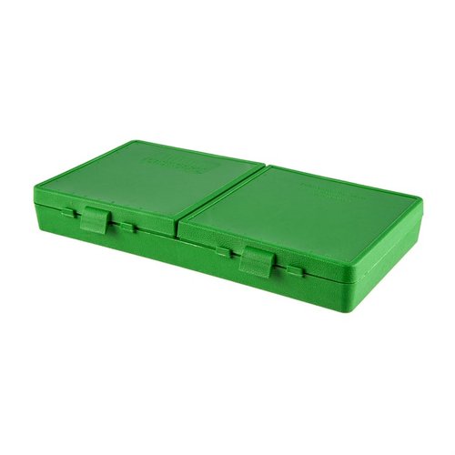 Les boîtes d'ammo FLIP TOP P-100 de MTM Case-Gard sont parfaites pour stocker tes recharges, avec une surface résistante, empilables et un système de verrouillage fiable.