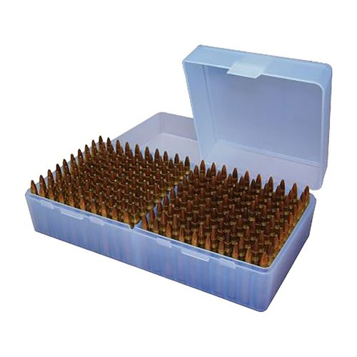 La boîte à munitions FLIP TOP MTM CASE-GARD est indestructible, avec un verrouillage sécurisé et une finition texturée pour une meilleure prise. Idéale pour le tir.