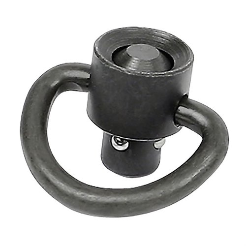 Le D-Ring Heavy Duty Flush Swivel de Midwest Industries est en acier, avec un bouton poussoir et conçu pour des sangles de 1 1/4". Sécurisé et durable!