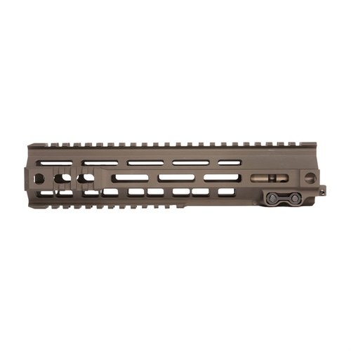 Il rail MK4 M-LOK da 10" di Geissele è robusto, modulare e compatibile M-LOK, progettato per un uso operativo con sezioni Picatinny integrate.