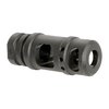 Der TWO CHAMBER MUZZLE BRAKE von Midwest Industries reduziert den Mündungshochgang, ist aus Werkzeugstahl gefertigt und für .357 Kaliber geeignet.