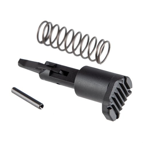 Der Strike Industries AR Extended Forward Assist bietet eine grössere Bedienfläche, ein ergonomisches Design aus leichtem 6061-T6 Aluminium und eine einzigartige Optik.