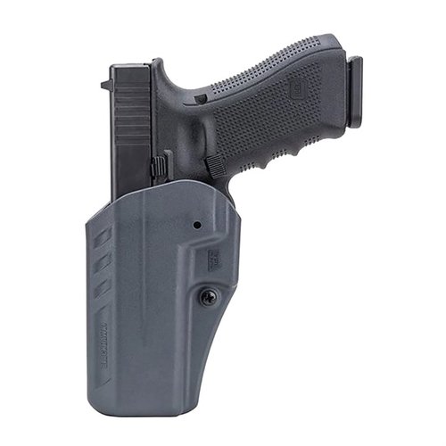 Das A.R.C. IWB Holster für die SIG P365XL bietet Komfort und Vielseitigkeit mit ambidextrous Tragfähigkeit, zwei Gürtelclips und verstellbarem Retention Detent.