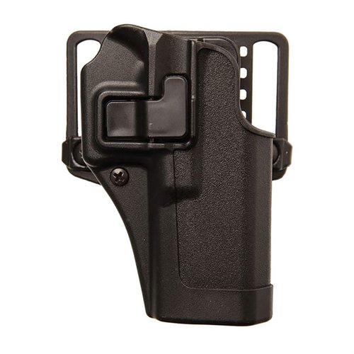 L'holster Blackhawk SERPA CQC offre sicurezza senza pari per la tua pistola e un'estrazione fluida, con un design compatto e versatile per vari sistemi.