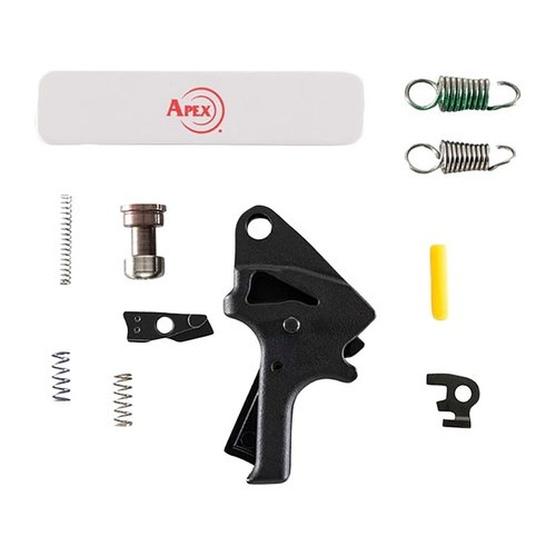 Il kit Apex Forward Set Trigger offre un'azione del grilletto più fluida, riduce il peso di trazione di circa 2 lbs e migliora la reazione, ideale per M&P M2.0.
