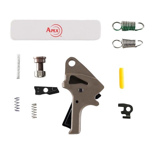 Il kit Apex Forward Set Trigger offre un grilletto più leggero di 2 lbs, riduce il viaggio del grilletto del 40% e garantisce un'ottima sicurezza e reattività.