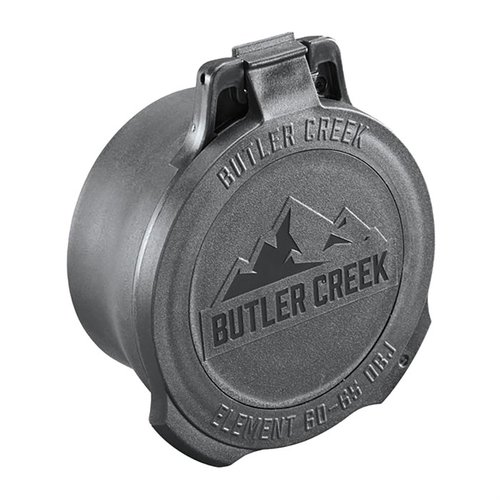 Die Butler Creek Element Scope Caps sind extrem robust und verfügen über einen Multi-Flex-Sleeve. Der umklappbare Dope-Disk bietet Wind- und Höheninformationen.