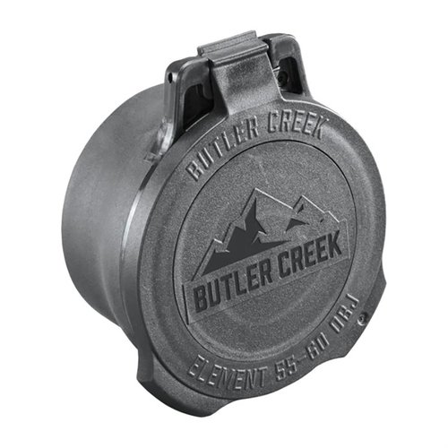 Les capuchons Butler Creek Element sont robustes avec une manche multi-flex et un disque dope imprimable pour les informations de vent et d'élévation.