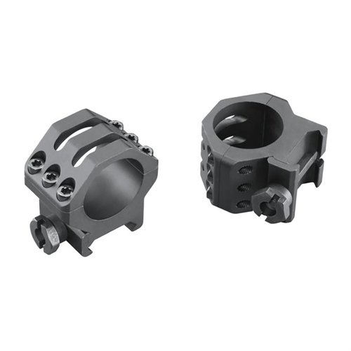 Les SIX-HOLE PICATINNY RINGS de WEAVER offrent une sécurité maximale avec des vis Torx anti-glissement, un design amélioré et une finition anodisée Type-III.