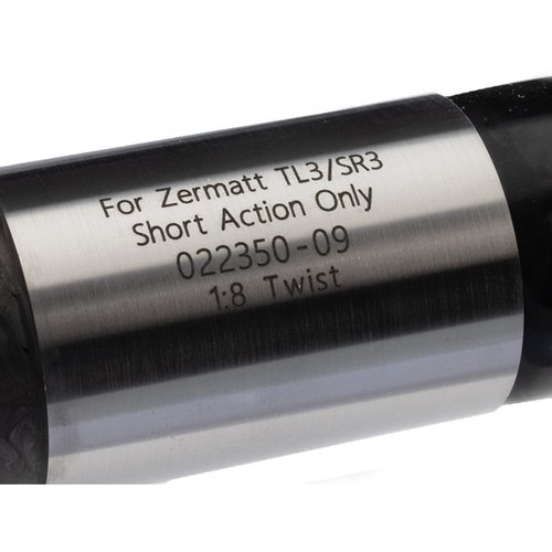 Die ZERMATT TL3/SR3 SA 6.5 Creedmoor Carbon Fiber Läufe sind bis zu 64% leichter, extrem präzise und bieten eine hervorragende Wärmeableitung für längere Lebensdauer.