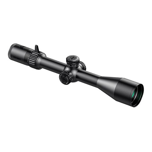 Il Patriot Precision 4-16x44mm FFP offre chiarezza, durabilità e reticoli per una precisione a lungo raggio, con torrette zero-reset e parallax regolabile.