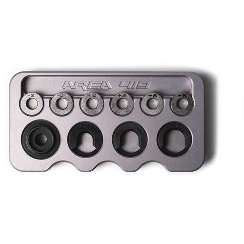 Il sistema ZERO Modular Shellholder offre una precisione eccezionale con inserti in acciaio inox, permettendo di regolare il shoulder bump con facilità.