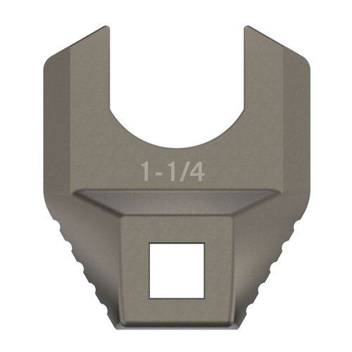 La MASTER-FIT FREE-FLOAT BARREL NUT WRENCH offre una precisione eccezionale, rivestimento in titanio per ridurre i graffi e tolleranze strette per un controllo senza slittamenti.