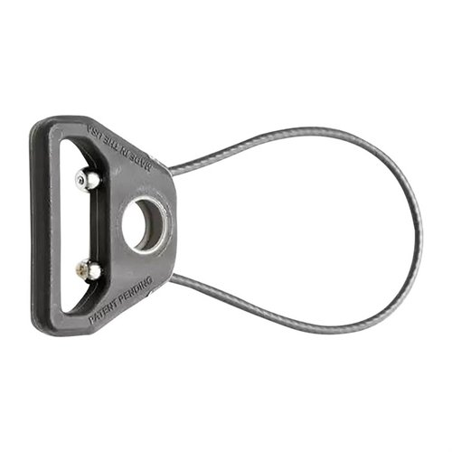 Le Molded Universal Wire Loop™ de Blue Force Gear offre une polyvalence exceptionnelle, permettant d'attacher des sangles à divers points de montage sur les armes.