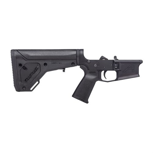Il M4E1 Complete Lower Receiver offre una base ideale per il tuo AR15, con MOE® Grip, UBR® Gen2 Stock e parti compatibili mil-spec in alluminio 7075-T6.