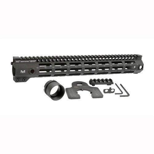 Le handguard AR-15 G4 M-LOK de Midwest Industries est léger, durable, et offre de nombreuses options de montage avec un rail picatinny continu et des poches QD.