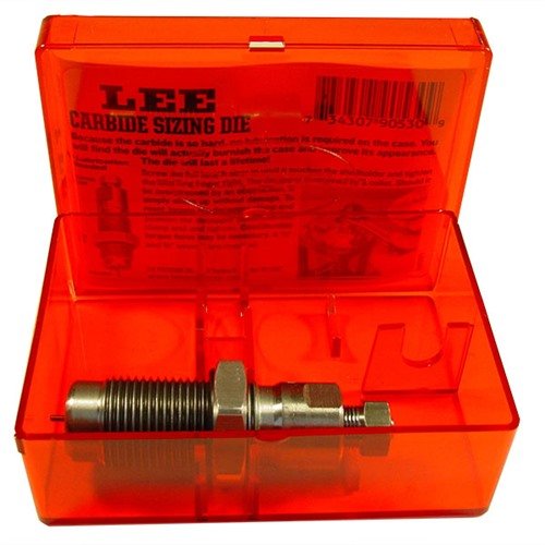 Die LEE Carbide Full Length Sizing Dies für 9mm Luger sind ideal für gerade Wände, benötigen kein Lube und halten ein Leben lang. Perfekt für deine Wiederlade-Projekte!