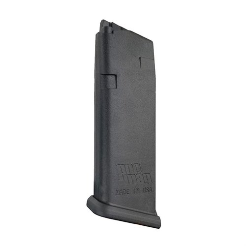 .45ACP 13-Schuss-Magazin für Glock® 21 und 30, aus robustem DuPont™ Zytel® Polymer, mit Stahl-Einlage, spritzgegossenem Follower und hitzebehandeltem Federdraht.