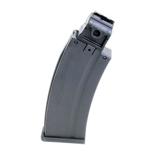Il caricatore ARCHANGEL 9-22 per Ruger 10/22 è realizzato in polimero rinforzato, offre 25 colpi e una garanzia a vita. Non compatibile con i calci standard.