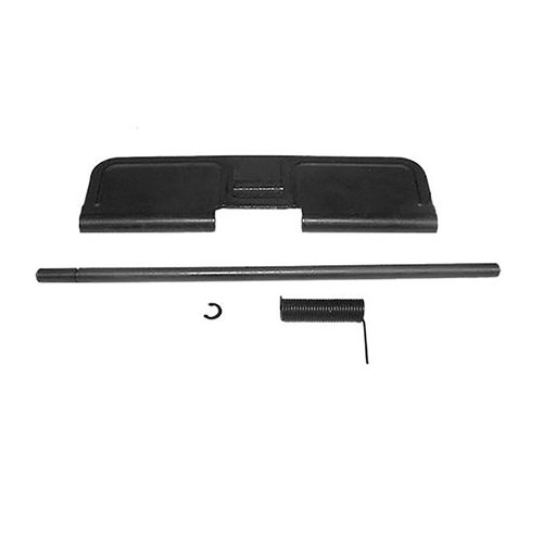 Die AR-15 Ejection Port Door Assembly von SADLAK INDUSTRIES bietet eine robuste Abdeckung für dein .223 Kaliber Gewehr, inklusive Pin, Feder und Clip für einfache Installation.