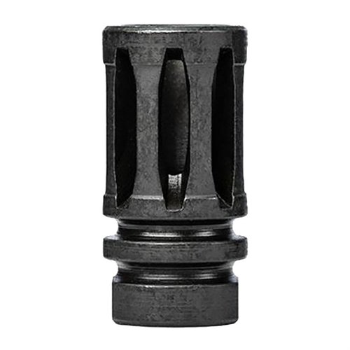 Il Flash Hider A2 Birdcage per AR .308 offre uno stile classico, riduce il lampeggiamento e migliora la precisione. Realizzato negli USA, compatibile con .30 Calibro.