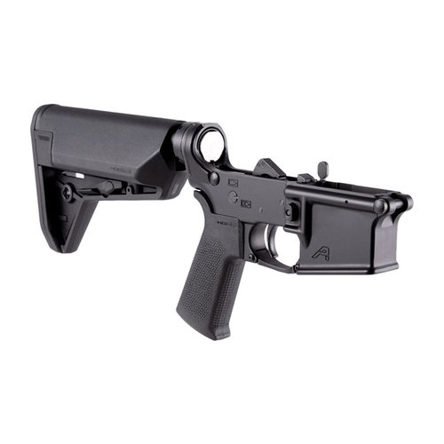 Il Complete Lower Receiver Aero Precision AR-15 offre una base ideale per il tuo progetto personalizzato, con MOE SL® Grip, MOE SL-S® Stock e componenti di alta qualità.