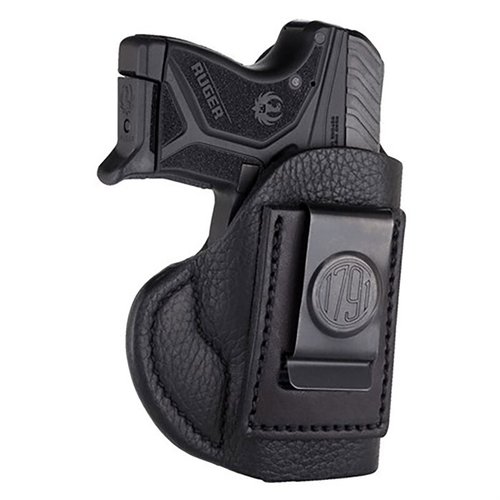 Das SMOOTH CONCEALMENT HOLSTER von 1791 Gunleather bietet eine bequeme, mehrfache Passform aus hochwertigem Leder, schnellen Zugriff und lebenslange Garantie.
