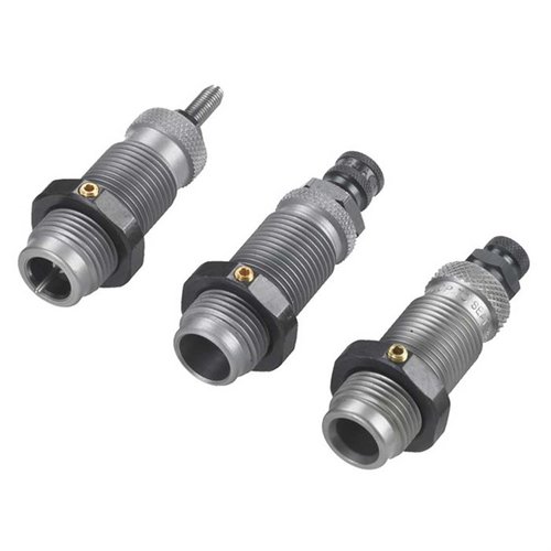 Il set di 3 die RCBS 38 Super Carbide offre un sizing senza lubrificazione, espansione precisa e crimpatura affidabile per una ricarica ottimale.