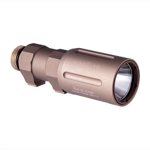 Die Modlite PLHv2 18350 Waffe-Lampe bietet 1350 Lumen, eine verbesserte Reichweite und ist ideal für drinnen und draussen. Hergestellt in den USA mit Lebenslange Garantie!