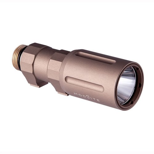 Die Modlite PLHv2 18350 Waffe-Lampe bietet 1350 Lumen, verbesserte Reichweite, langlebige Bauweise und ist ideal für drinnen und draussen. Made in USA!