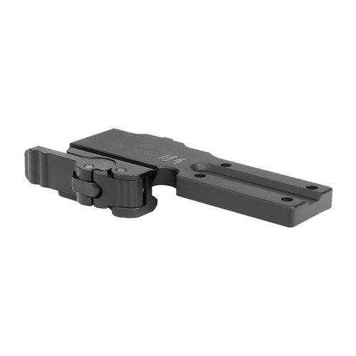 Die Trijicon MRO Low QD Optic Mount bietet eine reibungslose QD-Funktion, präzise Anpassung ohne Werkzeuge und ist aus langlebigem 6061 Aluminium gefertigt.