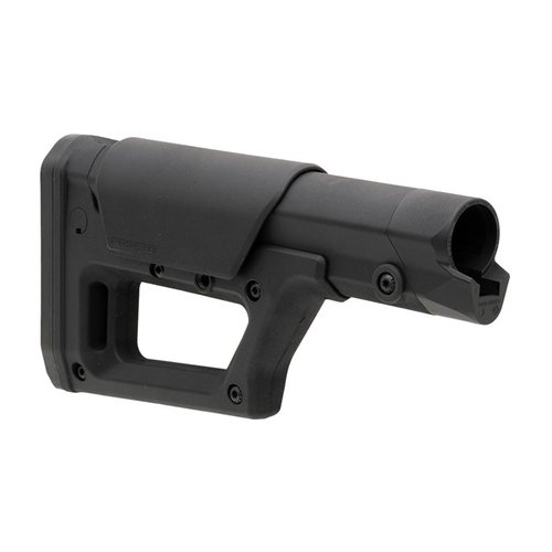 Il Magpul PRS Lite è un calcio leggero per AR-15, con regolazioni per altezza e lunghezza, progettato per resistere a condizioni estreme e disponibile in vari colori.