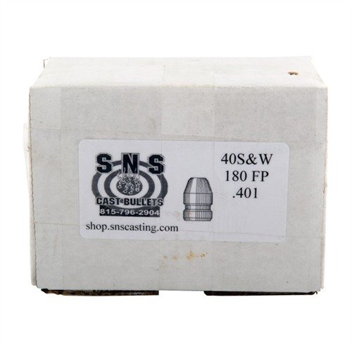 .40 Kaliber Gussgeschosse von SNS bieten dir präzise und konsistente Leistung dank hochwertiger Legierung und Polymerbeschichtung – ideal für dein Schiesstraining!