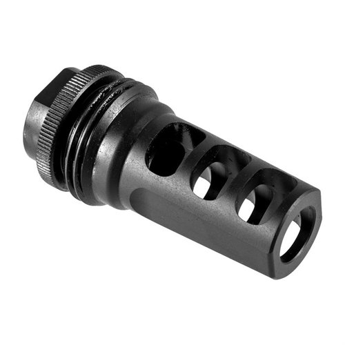 Der SilencerCo Hybrid ASR Muzzle Brake reduziert Recoil und Mündungsklapp, ermöglicht einfaches Montieren von Suppressoren und ist aus robustem Edelstahl.
