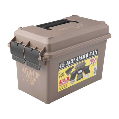 Entdecke die robuste MTM Ammo Can für 45ACP! 🛡️ Perfekt für die sichere Lagerung und den schnellen Transport deiner Munition.