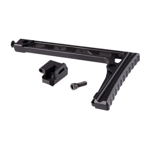 Stock Skeleton 8 pollici JMAC, leggero in alluminio 7075 T6, compatibile con meccanismi SIG, dotato di 2x QD Sling Socket e predisposizione per cheek risers.