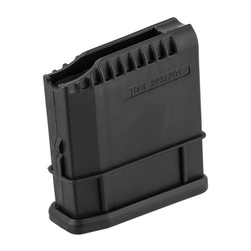 Die 1500 SHORT ACTION MAGAZINE 10 ROUNDS bieten langlebige Polymer-Konstruktion und erhöhte Kapazität für einfacheres Nachladen mit Howa 1500 und kompatiblen Modellen.