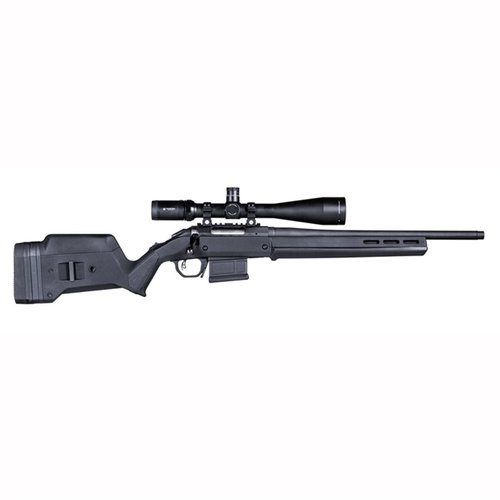 Der Magpul Hunter American Stock für Ruger® American Short Rifles bietet eine einfache Drop-In-Lösung, volle Anpassbarkeit und M-LOK-Kompatibilität für Zubehör.