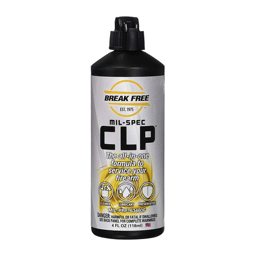 BREAK-FREE CLP è la soluzione all-in-one per pulire, lubrificare e proteggere la tua arma, garantendo prestazioni superiori anche in condizioni estreme.