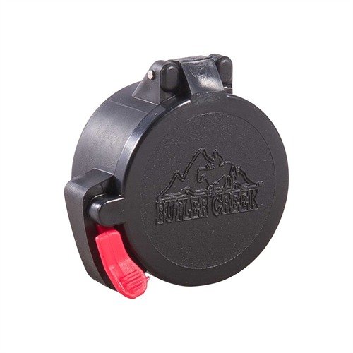 Les caches d'objectif FLIP OPEN protègent tes lentilles des débris, sont étanches et s'ouvrent facilement d'un simple geste, idéales pour la chasse et le tir.