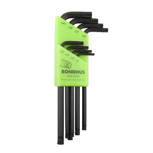 Die PROHOLD STAR TIP L-WRENCHES von BONDHUS passen auf alle Star und TORX Schrauben, halten sie sicher und bieten eine präzise Verarbeitung für optimale Handhabung.