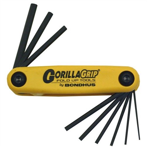 Les ensembles de clés pliables Gorilla Grip® de Bondhus offrent une construction durable, un design compact et une prise ergonomique pour un usage facile et prolongé.