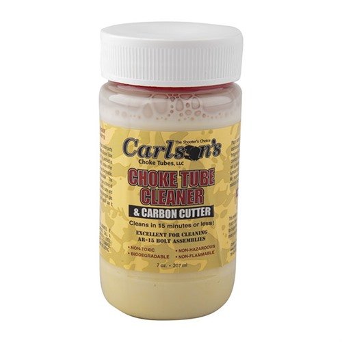 Carlsons Choke Tube Cleaner ist biologisch abbaubar, nicht brennbar und entfernt effektiv Kohlenstoff- und Plastikreste in unter 15 Minuten!