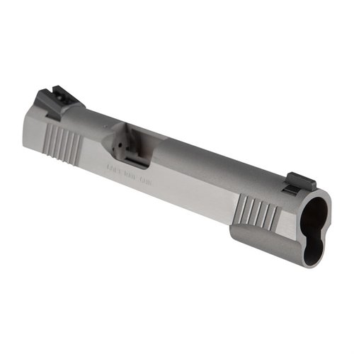 Il 1911 GOVERNMENT RAIL SLIDE di COLT offre una costruzione robusta e precisione per i modelli 1911 Government, migliorando la funzionalità e l'affidabilità.