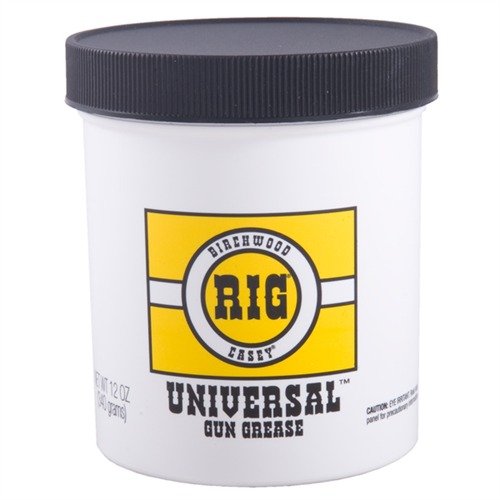 Il RIG® UNIVERSAL GUN GREASE è una lubrificazione pulita e facile da applicare, protegge le tue armi dalla ruggine e dalla corrosione durante il deposito a lungo termine.