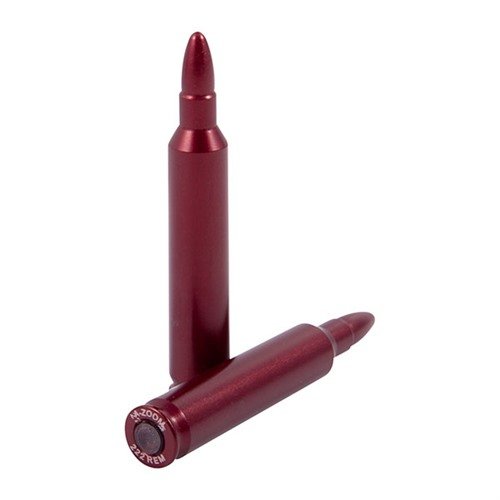 Le AMMO SNAP CAP DUMMY ROUNDS A-ZOOM in alluminio sono ideali per praticare il caricamento, lo scarico e il dry firing, migliorando le abilità di tiro e gestione dell'arma.