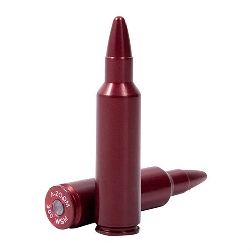 Le AMMO SNAP CAP DUMMY ROUNDS A-ZOOM 300 WSM permettono di praticare il caricamento, lo scaricamento e il tiro a secco, migliorando le abilità di tiro e la gestione dell'arma.