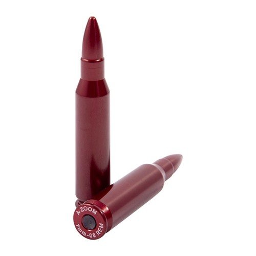 Le AMMO SNAP CAP DUMMY ROUNDS di A-ZOOM, in alluminio con primer sintetico, sono ideali per esercitarsi nel caricamento, scaricamento e nel dry firing.