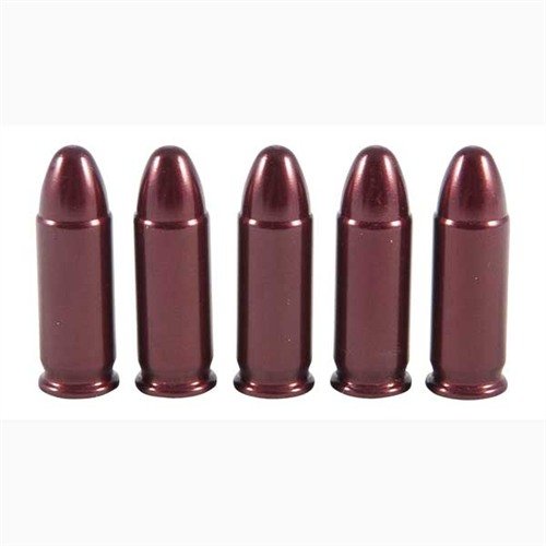 I dummy rounds A-ZOOM 38 Super sono realizzati in alluminio e permettono di praticare caricamento, scaricamento e dry firing, migliorando le abilità di tiro.