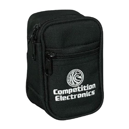 Die POCKET PRO CARRYING CASE von Competition Electronics schützt deinen Timer während Transport und Lagerung, bietet Platz für Ersatzbatterien und hat einen praktischen Velcro-Gürtelriemen.